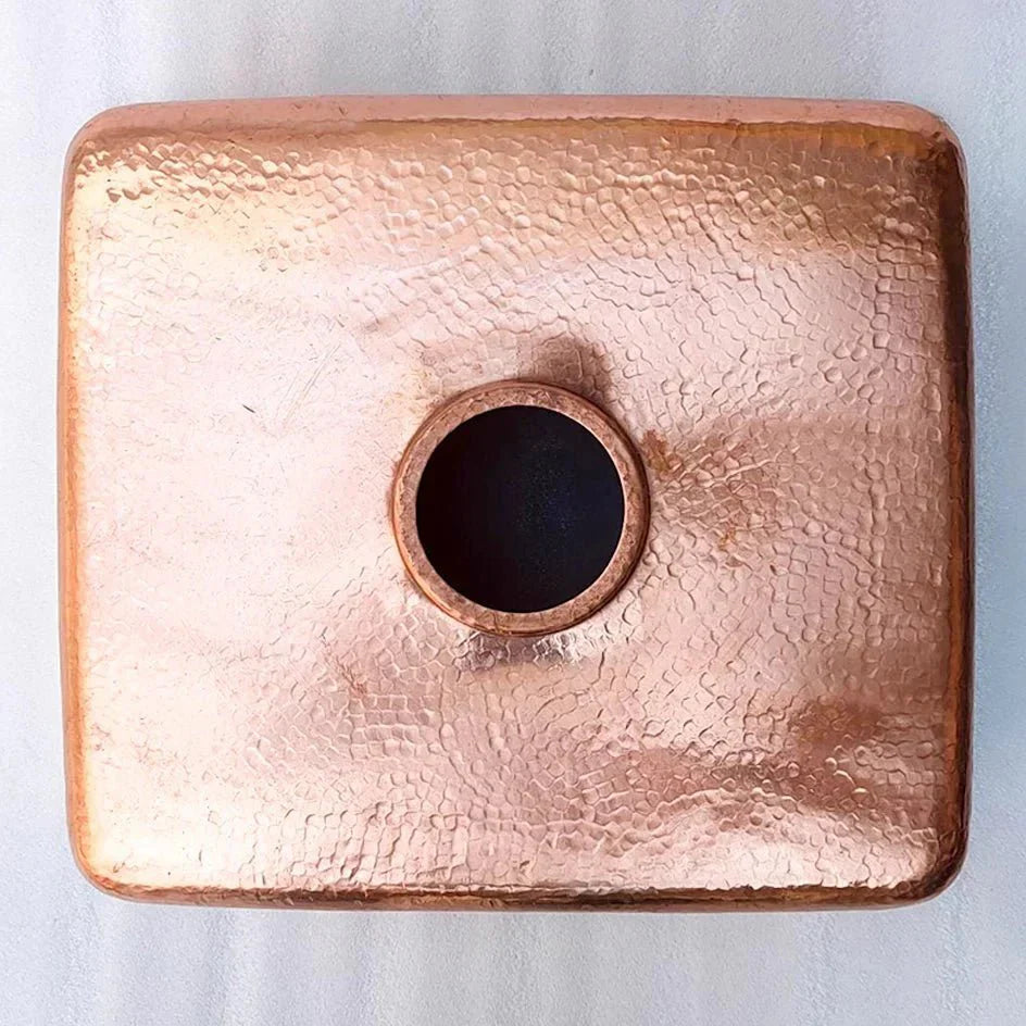 Unlacquered Brass Kitchen Ideas: 12 Real Homes That Got It Right featuring Hammered Copper Kitchen Island Sink – Undermount