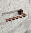 Bathroom Toilet Paper Holder Brushed Copper bathroom hardware for bathrooms, powder rooms, towel storage, and coordinated fixture sets - view 1