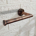 Bathroom Toilet Paper Holder Brushed Copper bathroom hardware for bathrooms, powder rooms, towel storage, and coordinated fixture sets - view 3