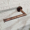 Bathroom Toilet Paper Holder Brushed Copper bathroom hardware for bathrooms, powder rooms, towel storage, and coordinated fixture sets - view 4