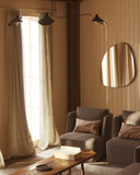 Blob Mirror - Unlacquered Solid Brass Mirrors detail view 4