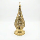 Brass Bedside Lamp — Hand-Pierced Moroccan Table Light pendant light for kitchen islands, dining rooms, vanities, and warm artisan interiors - view 1