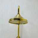 Unlacquered Brass Rain Shower shower system for primary bathrooms, guest bathrooms, walk-in showers, and classic bath renovations - view 3