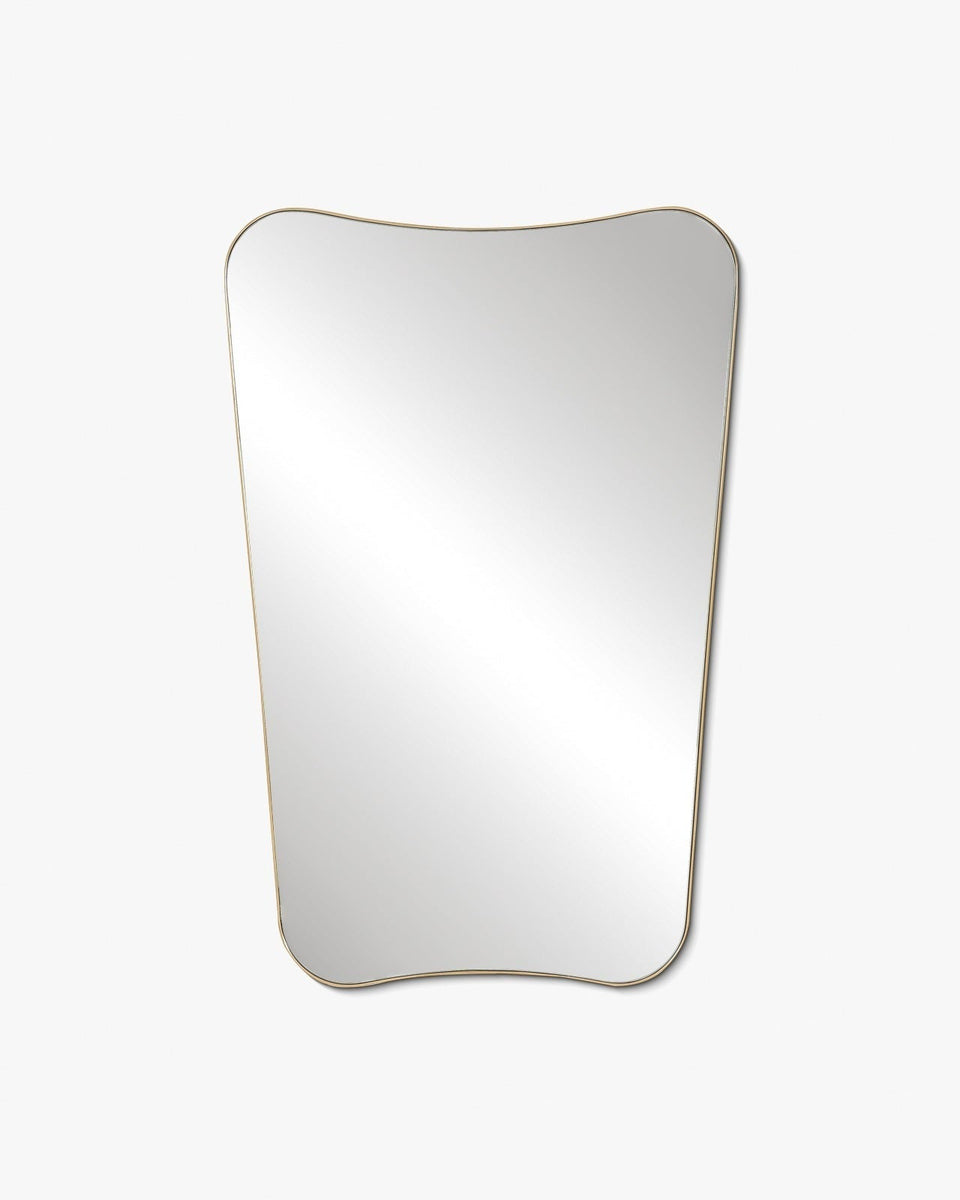 Butterfly Mirror - Unlacquered Solid Brass Mirrors product photo