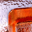 Hammered copper kitchen island sink – side view showing warm copper tones
