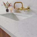 Curved Wall Mount Faucet Handcrafted Fixture Wall Mount Faucets detail view 2