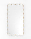 Edged Joy Full Length Mirror - Unlacquered Solid Brass Mirrors product photo