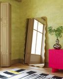 Edged Joy Full Length Mirror - Unlacquered Solid Brass Mirrors detail view 5