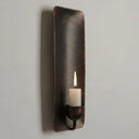 Handcrafted Aged Copper Wall Candle Sconce – Moroccan Artisan Holder pendant light for kitchen islands, dining rooms, vanities, and warm artisan interiors - view 4