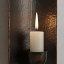 Handcrafted Aged Copper Wall Candle Sconce – Moroccan Artisan Holder pendant light for kitchen islands, dining rooms, vanities, and warm artisan interiors - view 5