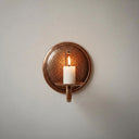Handcrafted Copper Candle Sconce – Moroccan Rustic Wall Decor pendant light for kitchen islands, dining rooms, vanities, and warm artisan interiors - view 2