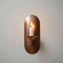Handcrafted Copper Wall Candle Sconce – Moroccan Artisan Holder Home Decor product photo