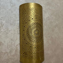 Handcrafted Cylindrical Brass Wall Lamp – Moroccan Filigree Sconce pendant light for kitchen islands, dining rooms, vanities, and warm artisan interiors - view 5