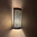 Handcrafted Cylindrical Brass Wall Sconce – Moroccan Filigree Light Pendant Lighting product photo