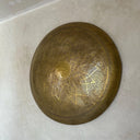 Handcrafted Round Brass Wall Light – Moroccan Engraved Sconce Pendant Lighting detail view 3
