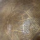 Handcrafted Round Brass Wall Light – Moroccan Engraved Sconce pendant light for kitchen islands, dining rooms, vanities, and warm artisan interiors - view 4