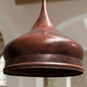 Hammered Copper Onion Dome Pendant – Rustic Ceiling Fixture for Kitchens - Brass For Homes - 