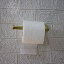 Unlacquered Brass Wall Mount Toilet Paper Holder Bathroom Hardware detail view 3