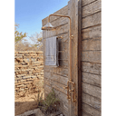 Luxury Copper Outdoor Shower with Rainfall Head – Solid Brass & Copper System shower system for primary bathrooms, guest bathrooms, walk-in showers, and classic bath renovations - view 2