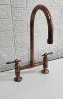 Moroccan Copper Bridge Faucet Kitchen Faucets Kitchen Faucets detail view 2
