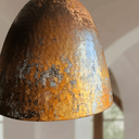 Oxidized Copper Dome Pendant – Rustic Ceiling Light for Warm Kitchen Spaces Pendant Lighting detail view 3