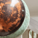 Green Patina Copper Dome Pendant – Oxidized Ceiling Light for Farmhouse - Brass For Homes - 