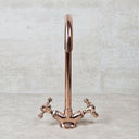 Solid Brass Copper Gooseneck Vessel Sink Bathroom Faucet Bathroom Faucets product photo