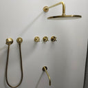Solid Brass Exposed Shower Set Shower Systems detail view 2