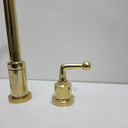 Solid Brass Three Holes Faucet with Lever Handle Sinks detail view 4