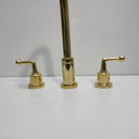 Solid Brass Three Holes Faucet with Lever Handle kitchen faucet for kitchen sinks, prep sinks, bridge faucet layouts, and farmhouse kitchens - view 5