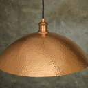 Solid Copper Pendant Light - Hammered Copper Pendant ligh pendant light for kitchen islands, dining rooms, vanities, and warm artisan interiors - view 2