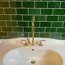 Unlacquered Brass Bathroom Sink faucet sink for kitchens, bars, powder rooms, vanities, and statement wash areas - view 3