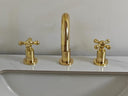 Unlacquered Brass Vanity Faucet Bathroom Faucets detail view 4