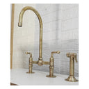 Unlacquered Brass Kitchen Faucet Lever Handles Kitchen Faucets detail view 3