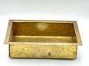 Unlacquered Brass Kitchen Sink home decor accent for entryways, bathrooms, kitchens, shelves, and warm artisan interiors - view 5