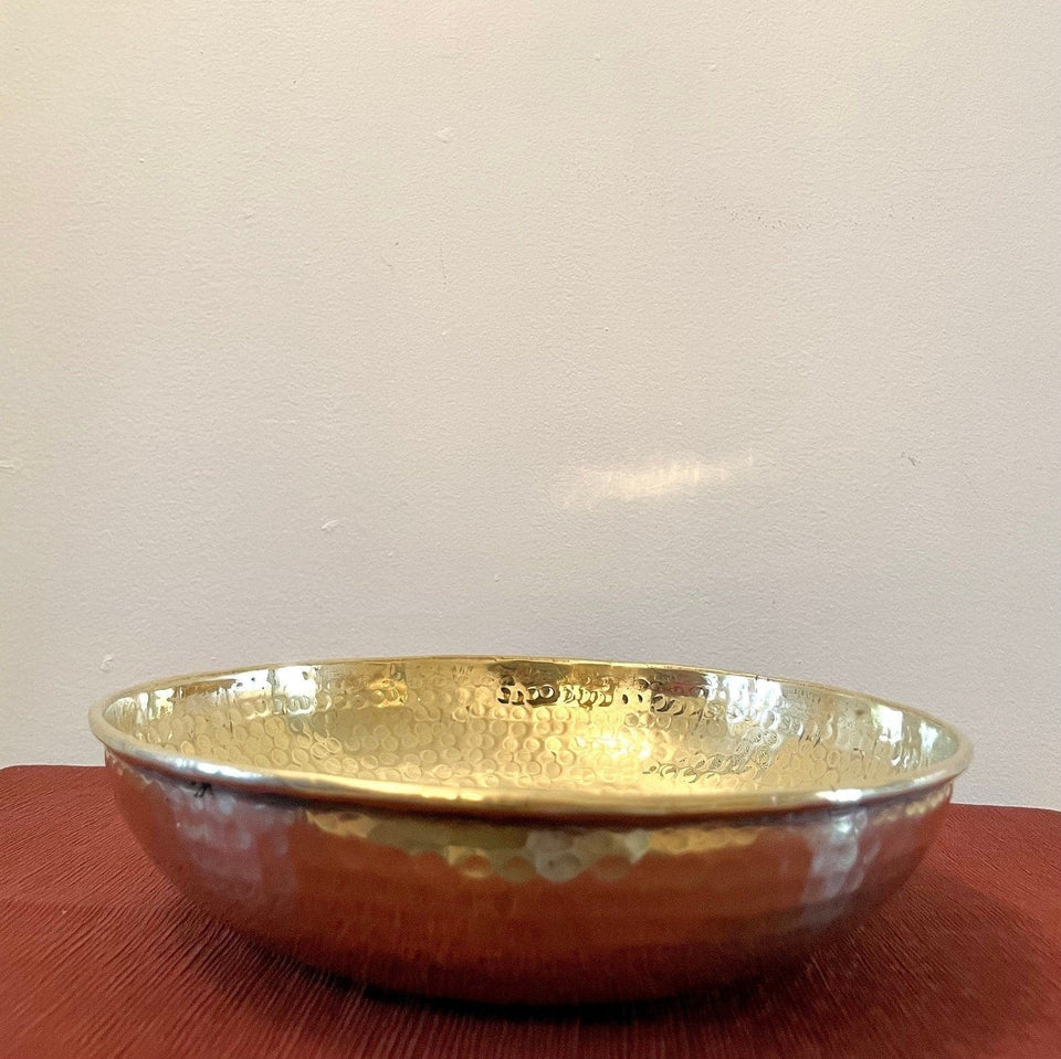 Unlacquered Brass Pedestal Bowl Home Decor product photo