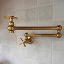 Unlacquered Brass Pot Filler Kitchen Faucets product photo