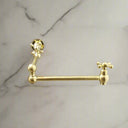 Unlacquered Brass Pot Filler Kitchen Faucets detail view 4