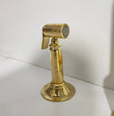 Unlacquered Brass Single Hole Kitchen Faucet home decor accent for entryways, bathrooms, kitchens, shelves, and warm artisan interiors - view 4