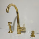 Unlacquered Brass Single Hole Kitchen Faucet Kitchen Faucets detail view 5