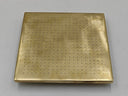 Unlacquered Brass Square Shower Head home decor accent for entryways, bathrooms, kitchens, shelves, and warm artisan interiors - view 2
