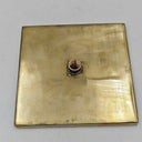 Unlacquered Brass Square Shower Head home decor accent for entryways, bathrooms, kitchens, shelves, and warm artisan interiors - view 3