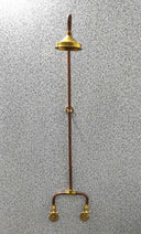 Unlacquered Solid Copper Shower home decor accent for entryways, bathrooms, kitchens, shelves, and warm artisan interiors - view 2