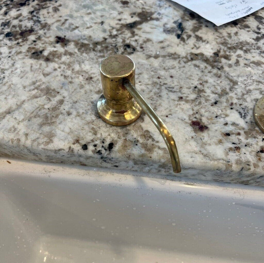Built In Sink Soap Dispenser home decor accent for entryways, bathrooms, kitchens, shelves, and warm artisan interiors - view 1